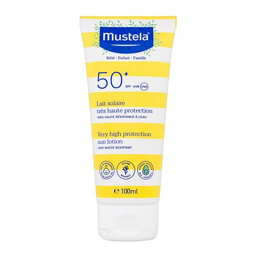 Opalovací přípravek na tělo Mustela Bébé Family Very High Protection Sun Lotion SPF50+ 100 ml