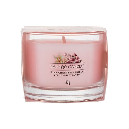 Vonná svíčka Yankee Candle Pink Cherry & Vanilla 37 g