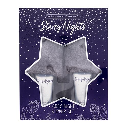 Tělové mléko The Indulgent Bathing Co. Starry Nights Cosy Night Slipper Set 100 ml Kazeta