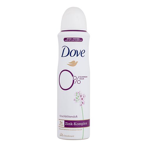 Deodorant Dove 0% ALU Cherry Blossom 48h 150 ml