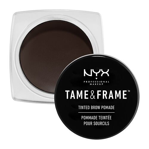 Gel a pomáda na obočí NYX Professional Makeup Tame & Frame Tinted Brow Pomade 5 g 05 Black