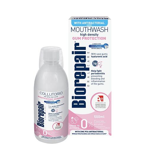 Ústní voda Biorepair Antibacterial Mouthwash Gum Protection 500 ml