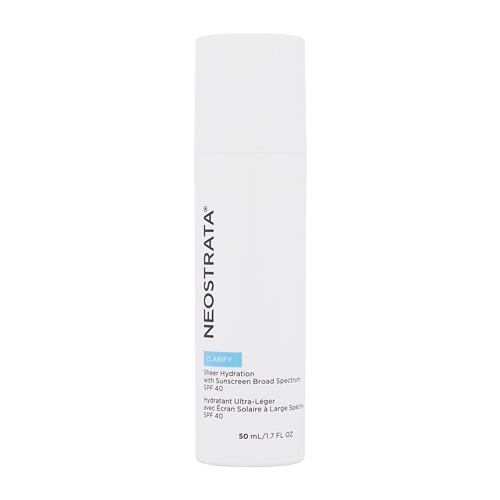 Denní pleťový krém NeoStrata Clarify Sheer Hydration SPF40 50 ml poškozená krabička