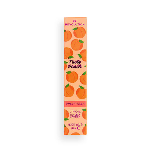 Olej na rty I Heart Revolution Tasty Peach Lip Oil 6 ml Sweet Peach