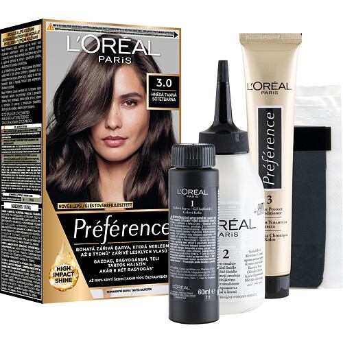 Barva na vlasy L'Oréal Paris Préférence 60 ml 3.0