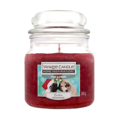 Vonná svíčka Yankee Candle Home Inspiration Pugs & Kisses Christmas Limited Edition 340 g