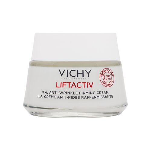 Denní pleťový krém Vichy Liftactiv H.A. Anti-Wrinkle Firming Cream Fragrance-Free 50 ml