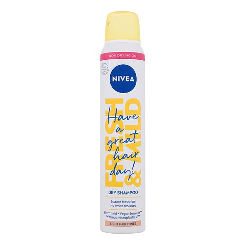 Suchý šampon Nivea Fresh & Mild Light Hair Tones Dry Shampoo 200 ml