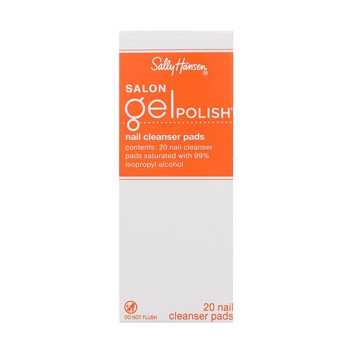 Odlakovač nehtů Sally Hansen Salon Gel Polish Nail Cleanser Pads 1 balení