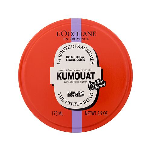 Tělový krém L'Occitane The Citrus Road Kumquat Ultra Light Body Cream 175 ml