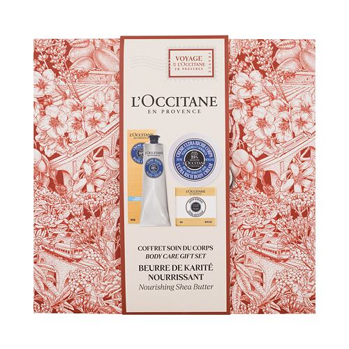 Tělový krém L'Occitane Shea Butter Body Care Gift Set 200 ml Kazeta