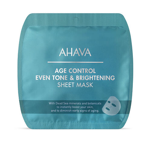 Pleťová maska AHAVA Age Control Even Tone & Brightening Sheet Mask 17 g