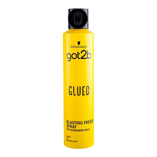 Lak na vlasy Schwarzkopf Got2b Glued Blasting Freeze Spray 300 ml poškozený flakon