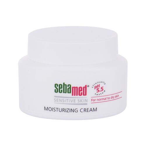 Denní pleťový krém SebaMed Sensitive Skin Moisturizing 50 ml bez krabičky